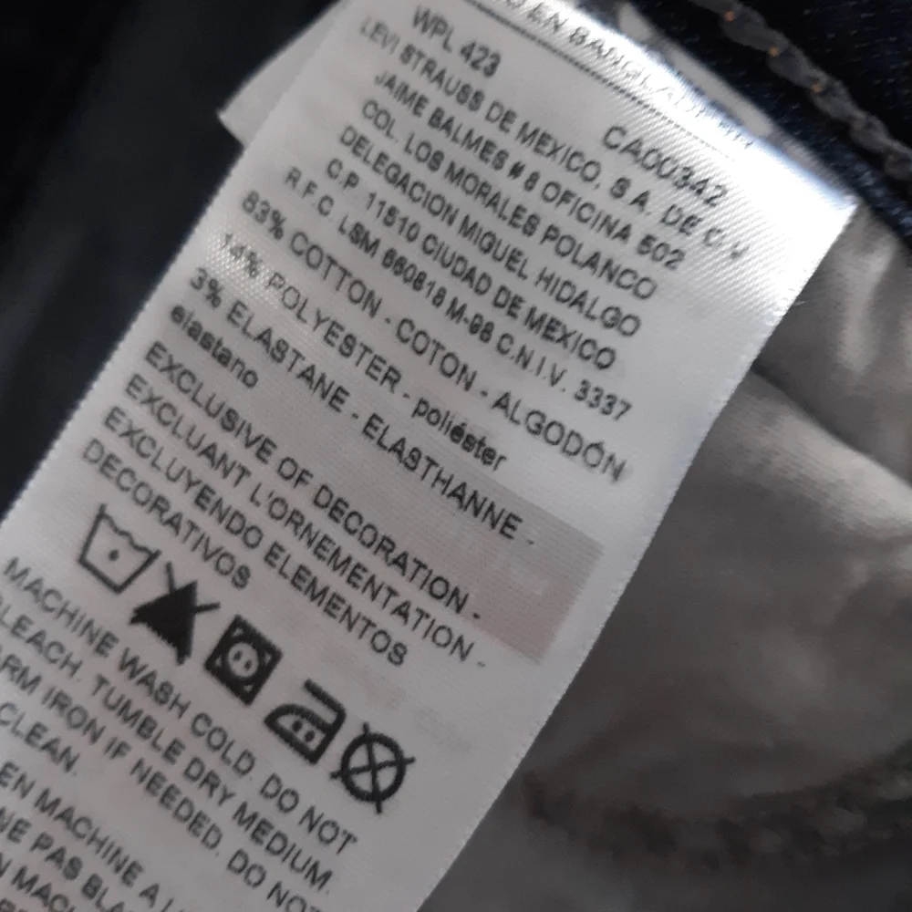 Levi's Denizen Modern Skinny Jeans 6 - Picture 6 of 6